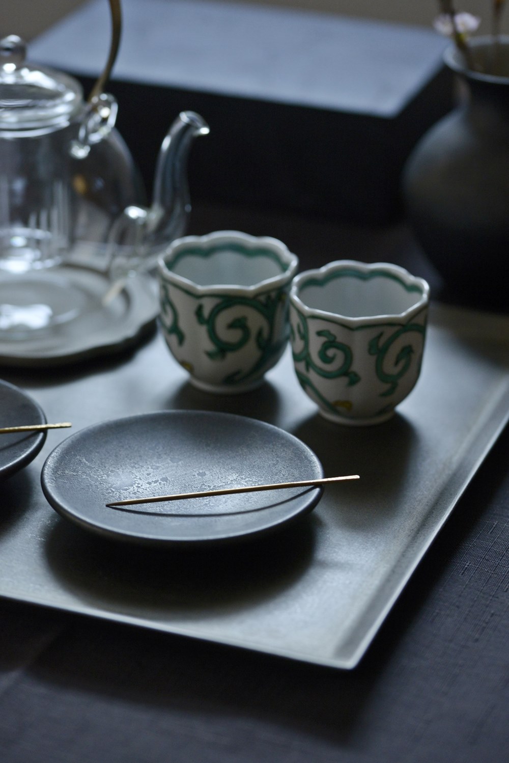 冨樫孝男｜四分一｜豆皿｜丸皿｜作家もの和食器通販通販 IVORY