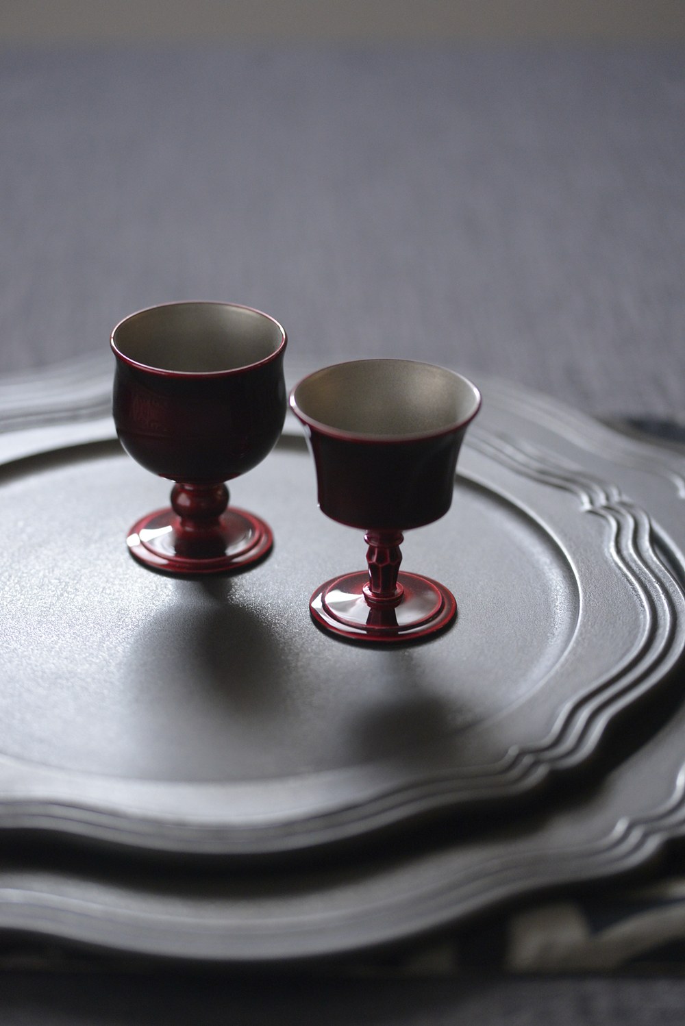 冨樫孝男さん　　プレート　6枚セット リンカ西洋皿｜冨樫孝男