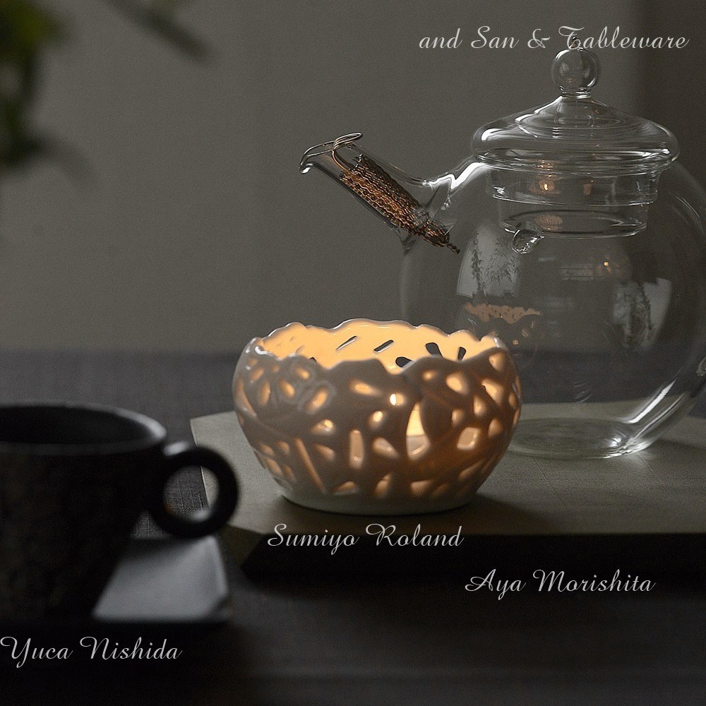 ローランド純代|キャンドルホルダー｜作家もの和食器通販通販 IVORY