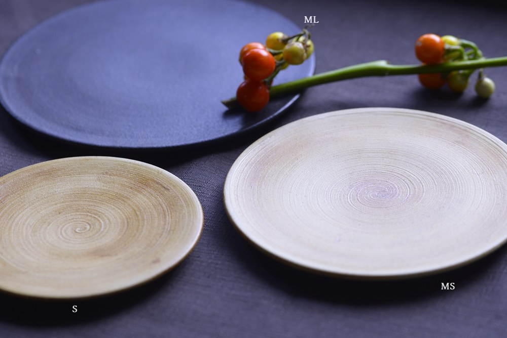 大野香織｜フラットプレート｜作家もの和食器通販通販 IVORY