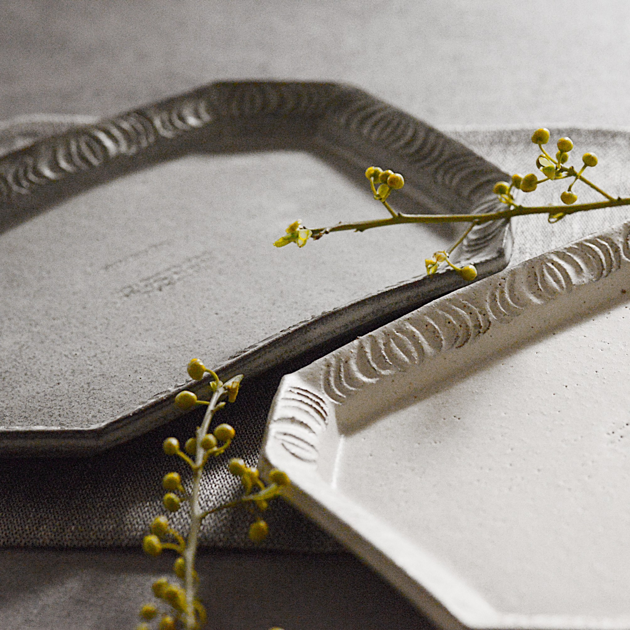 アンティーク八角プレート｜村上直子