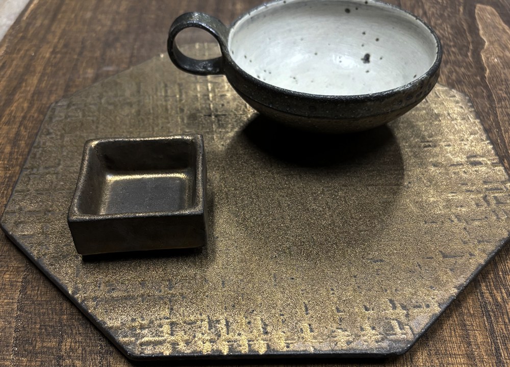 新品　奥田章　トクサ 角皿（L）4枚 新品 奥田章 トクサ 角皿（L）4枚 新品 奥田章 トクサ 角皿（L）4枚