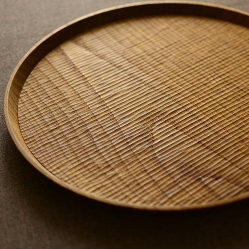 ふるいともかず｜丸盆３２.５ｃｍ｜作家もの和食器通販通販 IVORY