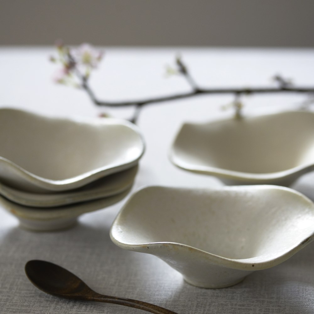村上直子さん4点 村上直子｜花の器｜作家もの和食器通販”IVORY