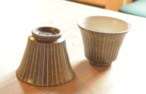 黒十草湯呑