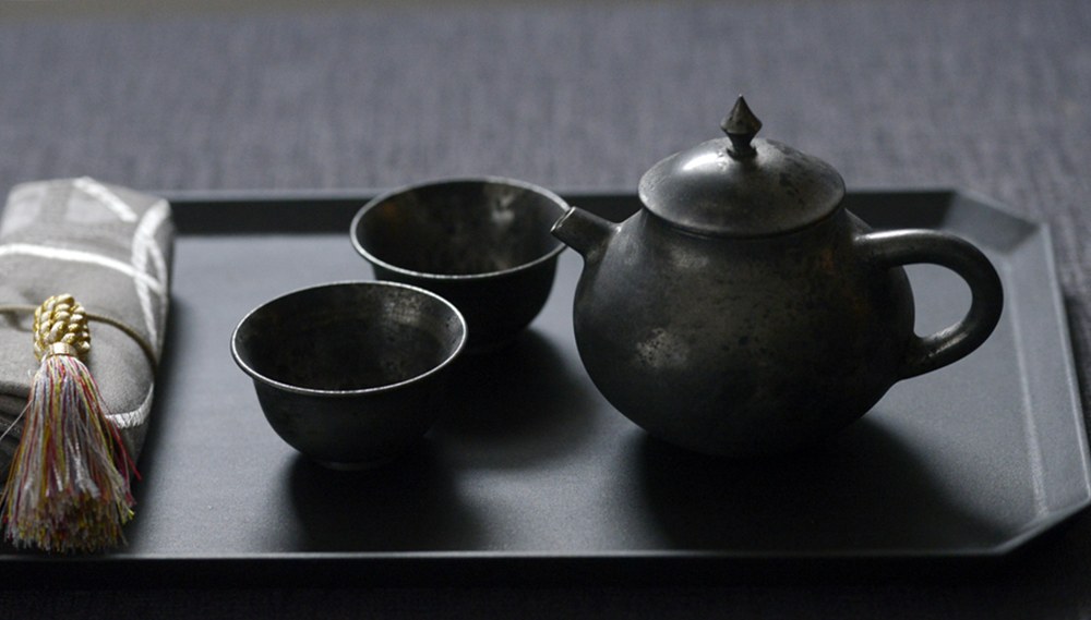 隅切長角皿 ｜冨樫孝男